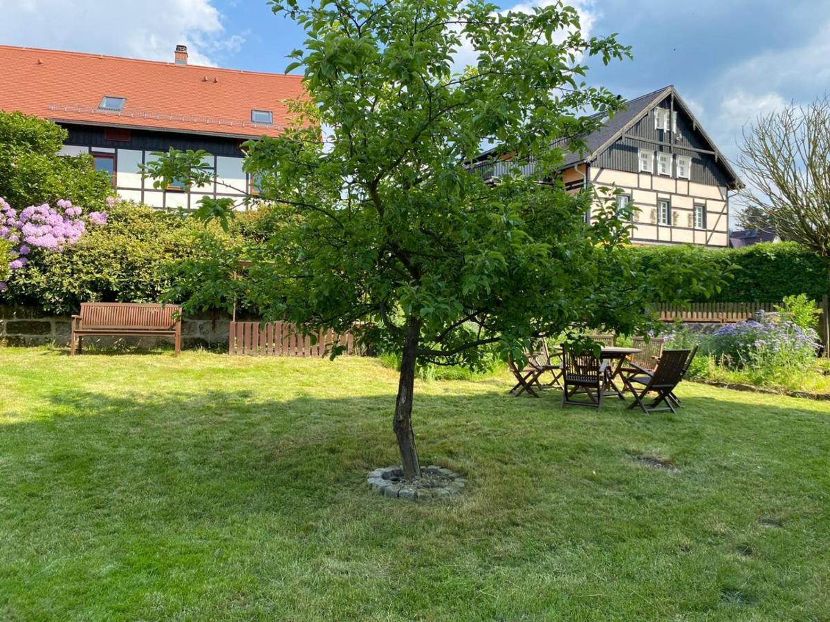 Urlaubsfreude Biedermann Haus Glucksstein Ferienwohnung Aquamarin Bad Schandau Exterior foto